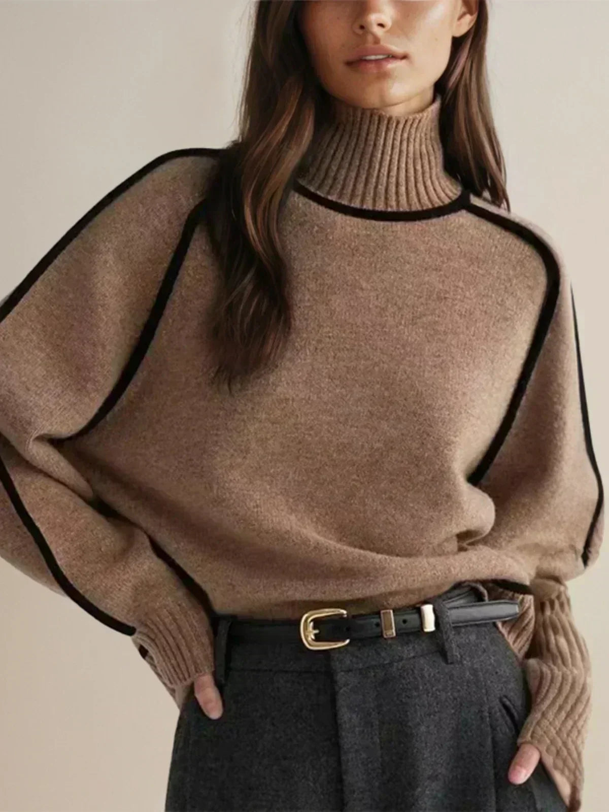 Seraphina - Eleganter Rollkragenpullover
