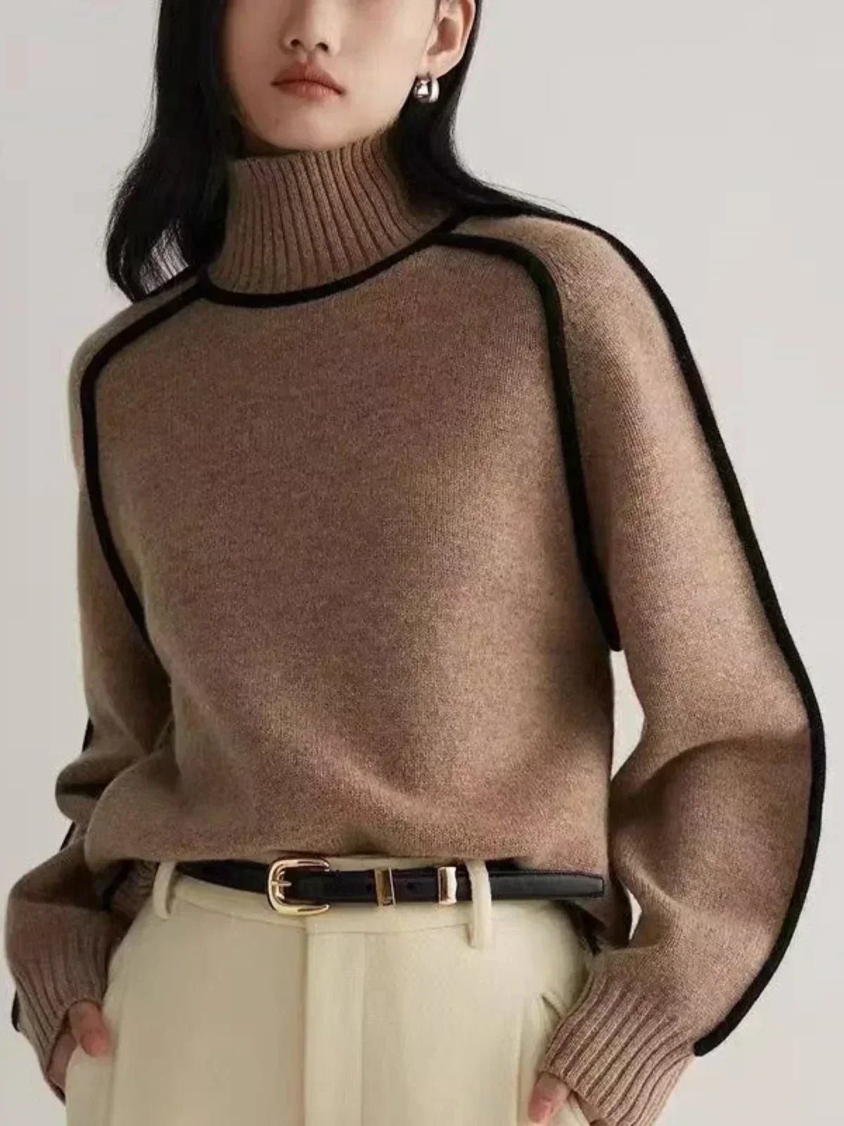 Seraphina - Eleganter Rollkragenpullover