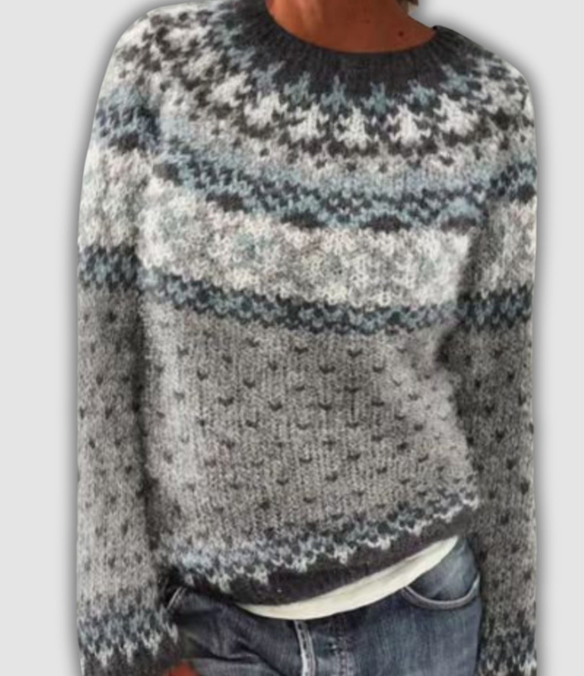 Almira Nordic | Nordischer Retro-Pullover