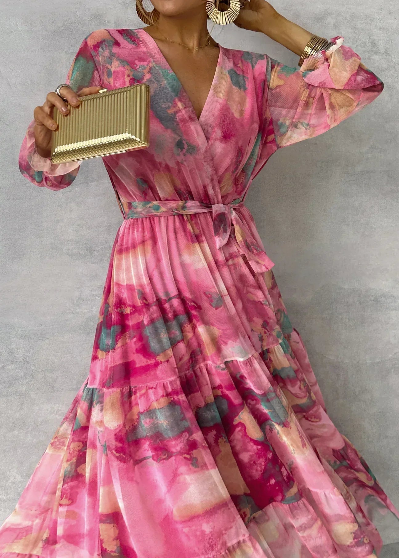 Hazel™ | Wickelkleid mit Blumendruck