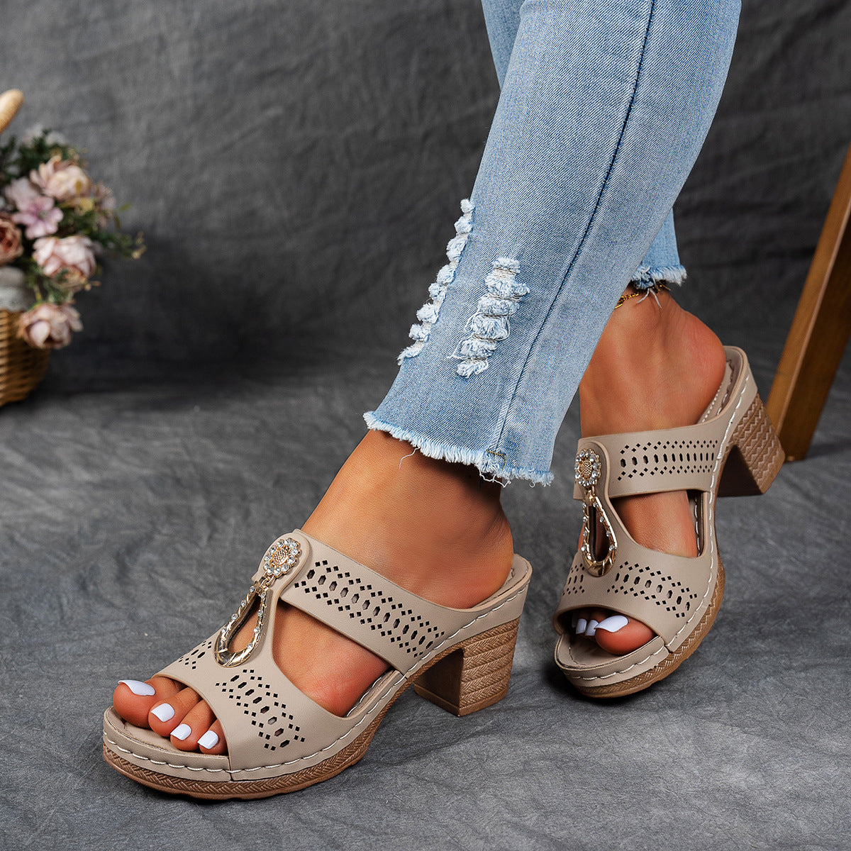 Isabella™ | Orthopädische Komfortsandalen mit hohem Absatz