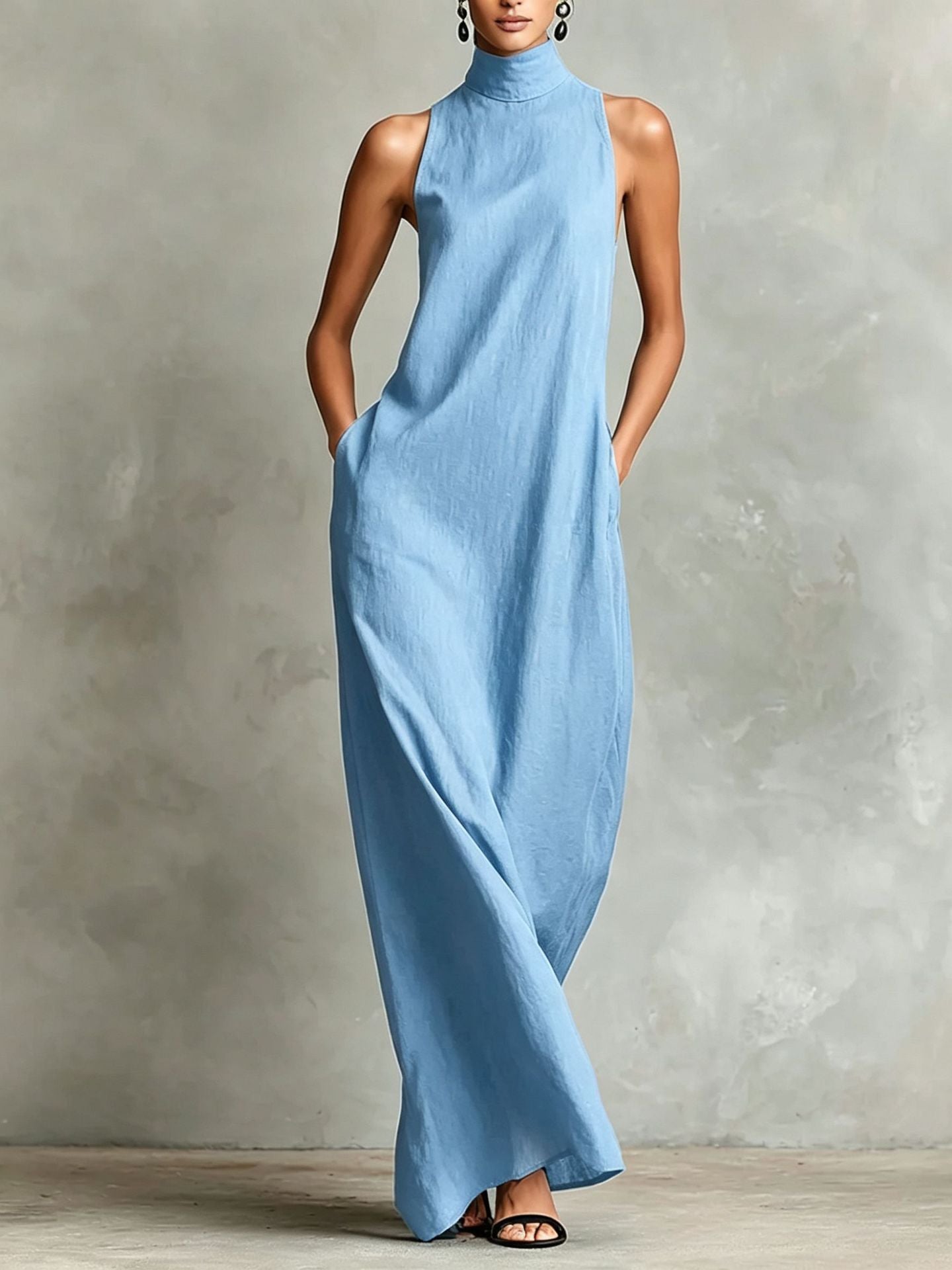 Caterina | Minimalistisches Maxikleid