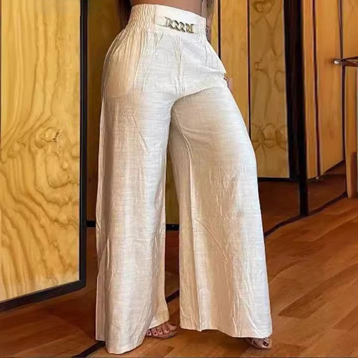 Eléa™ | Hose mit hoher Taille und weitem Bein