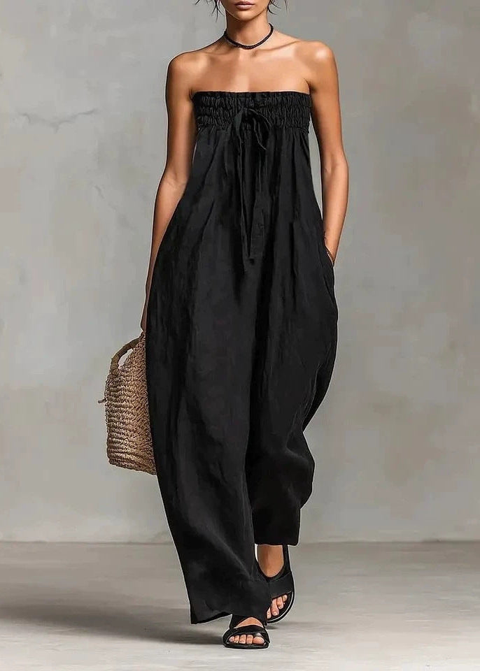 Nina | Eleganter trägerloser Overall