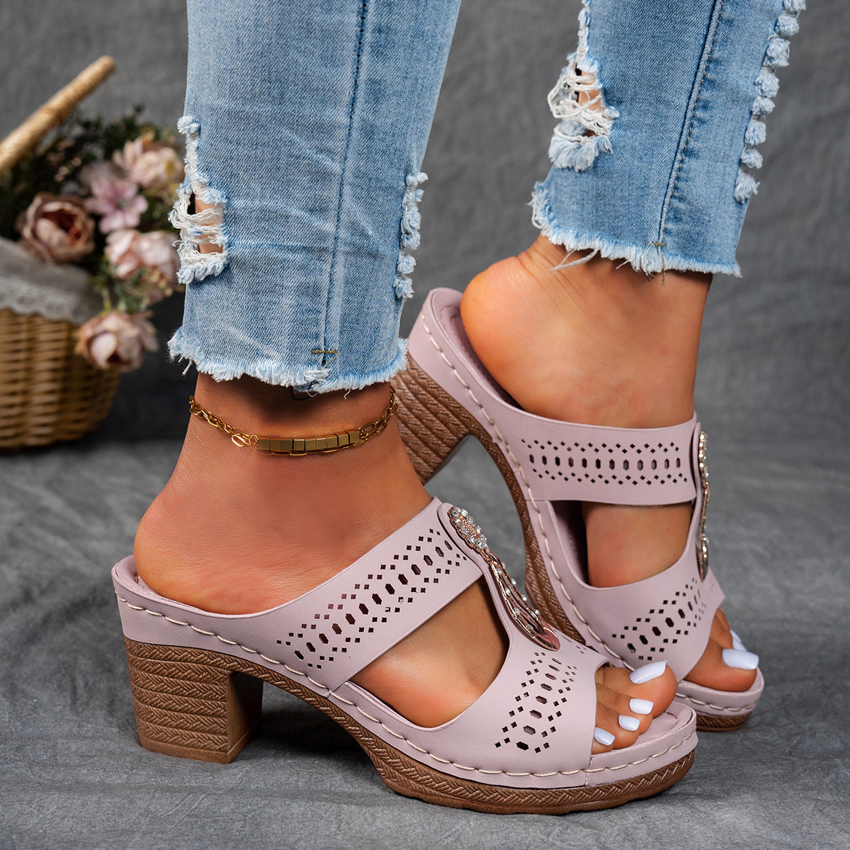 Isabella™ | Orthopädische Komfortsandalen mit hohem Absatz