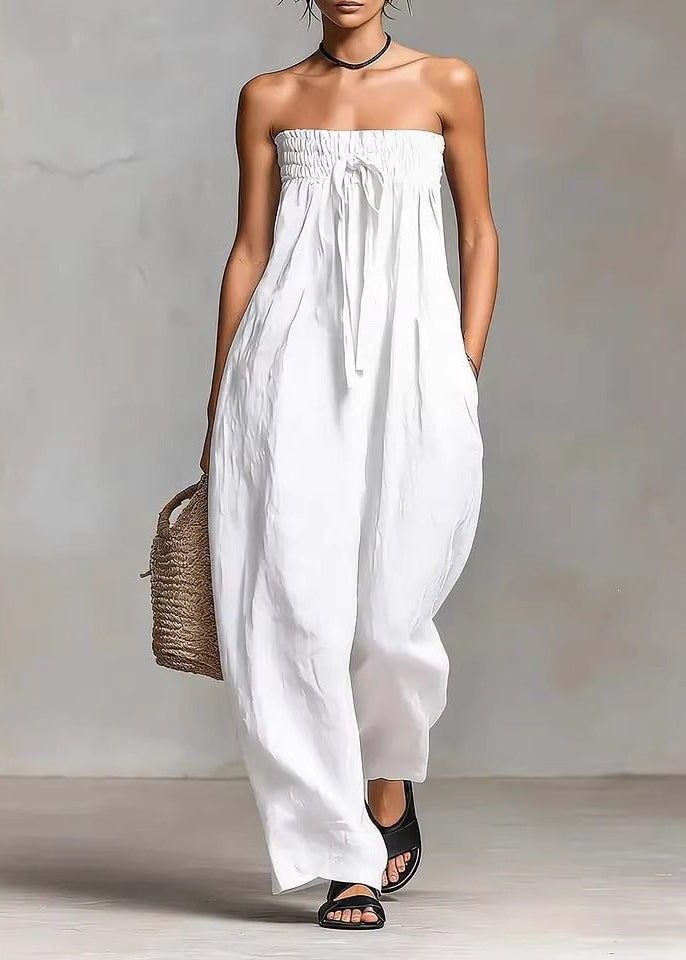 Nina | Eleganter trägerloser Overall