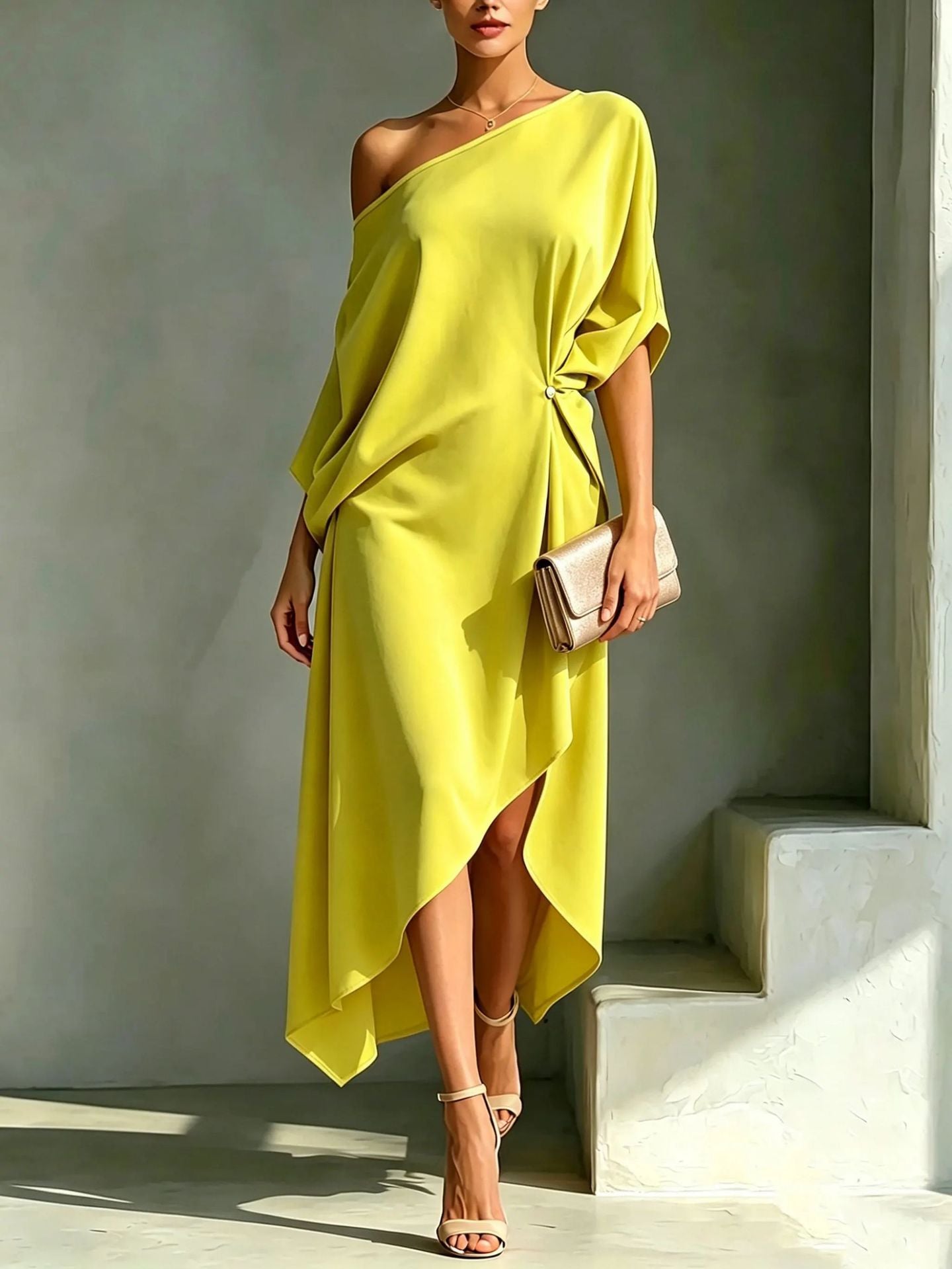 Camila | Elegantes asymmetrisches Kleid