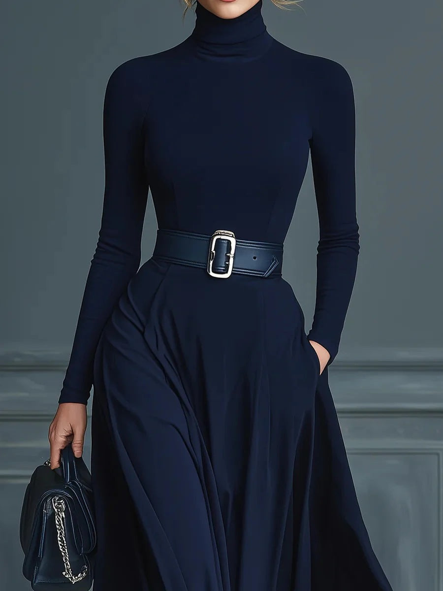 CORTLISS | HOCHGESCHLOSSENES MAXIKLEID