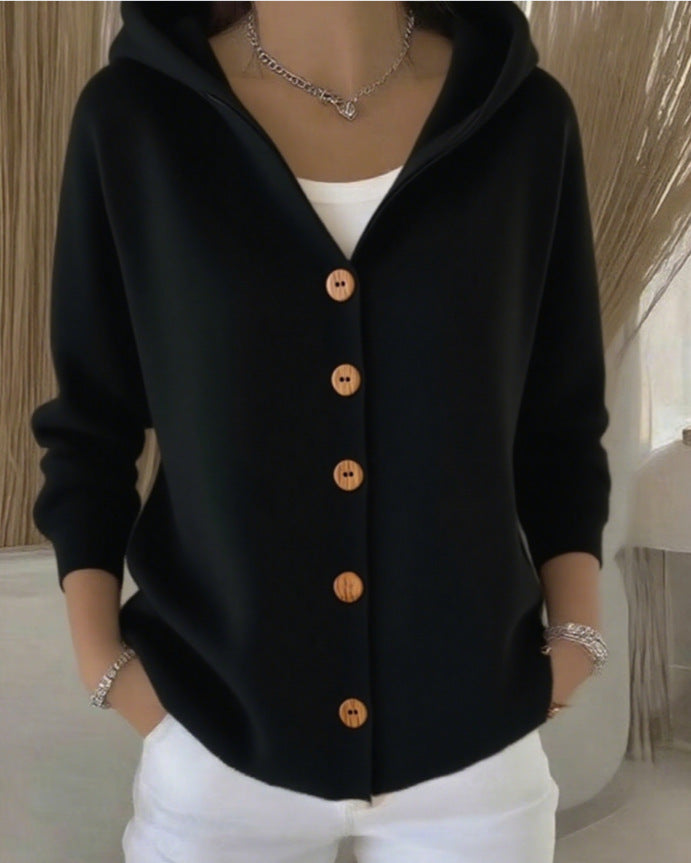 Rocío | Strickjacke mit Kapuze