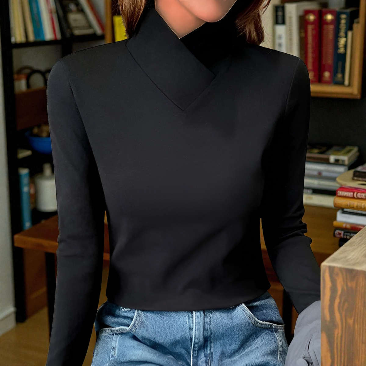 Sherie™ Eleganter Rollkragenpullover
