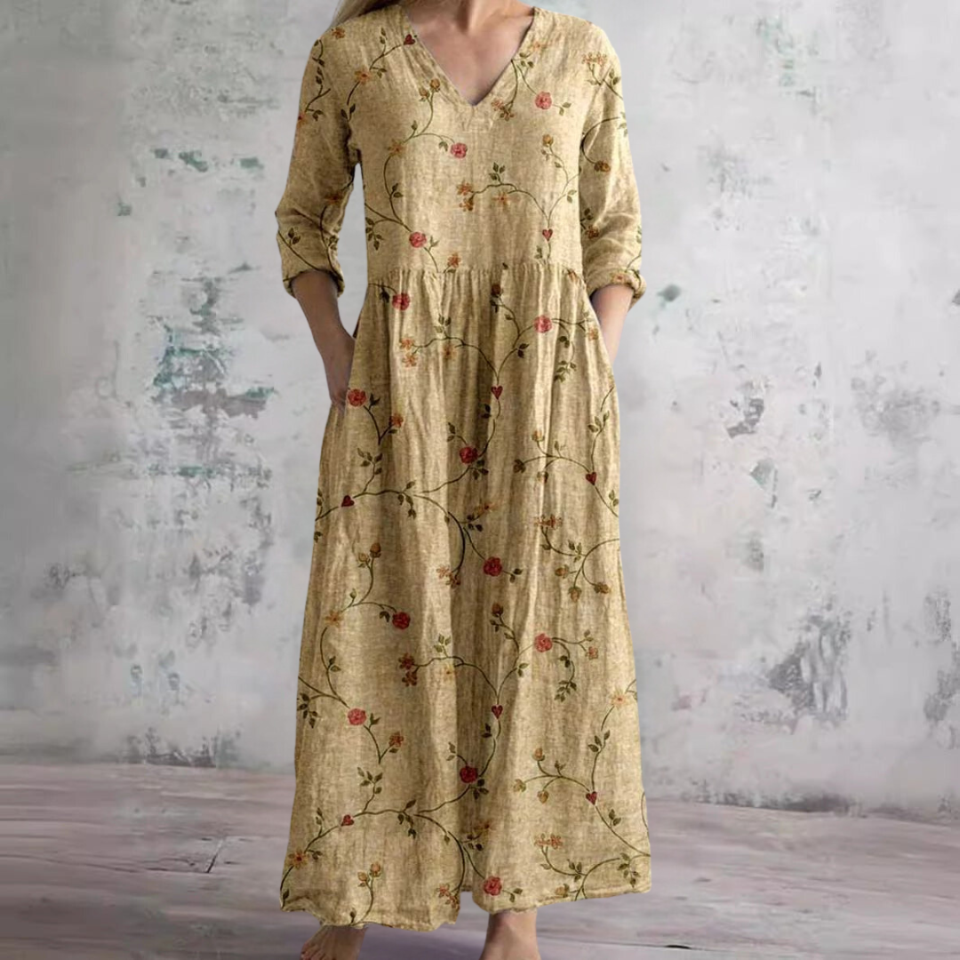 Rose™ – Blumenprint-Kleid für elegante Leichtigkeit