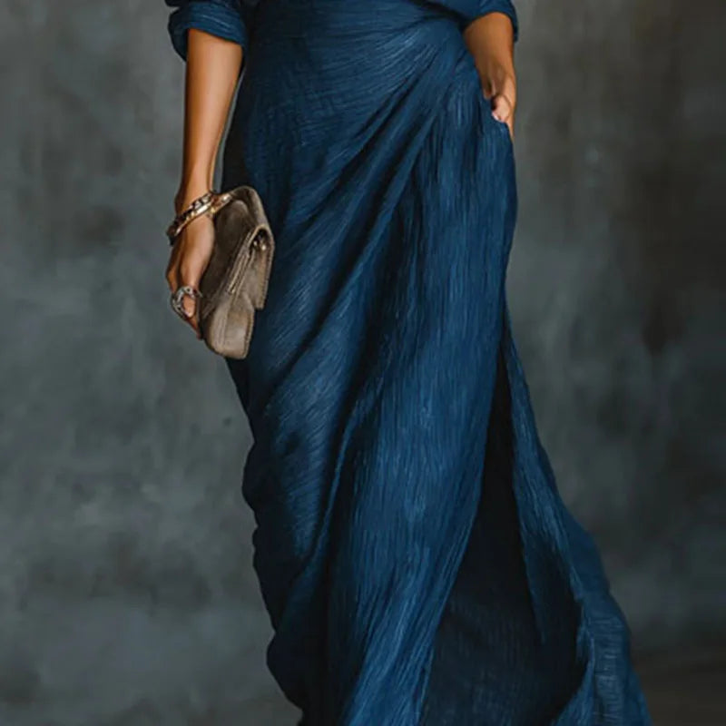ISMERIA | PLISSIERTES MAXI-ENSEMBLE
