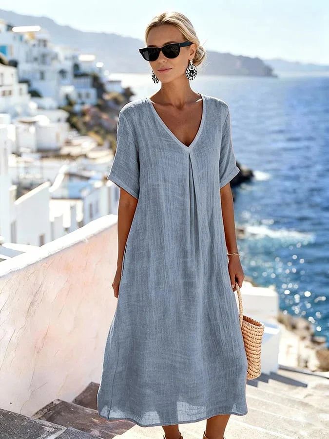 Wrenley™ | Lässiges, locker sitzendes Maxikleid