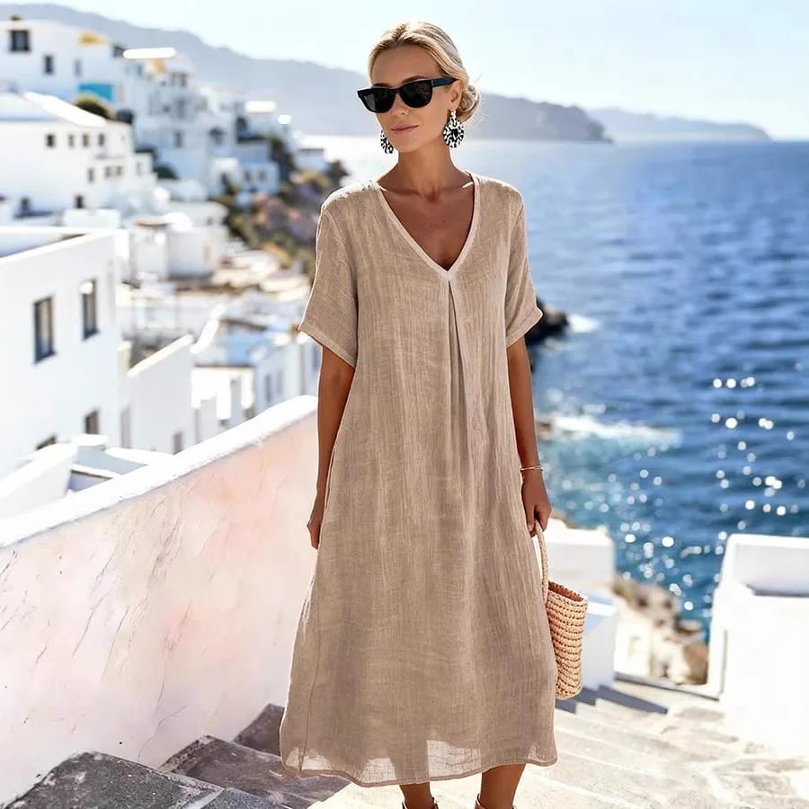 Wrenley™ | Lässiges, locker sitzendes Maxikleid