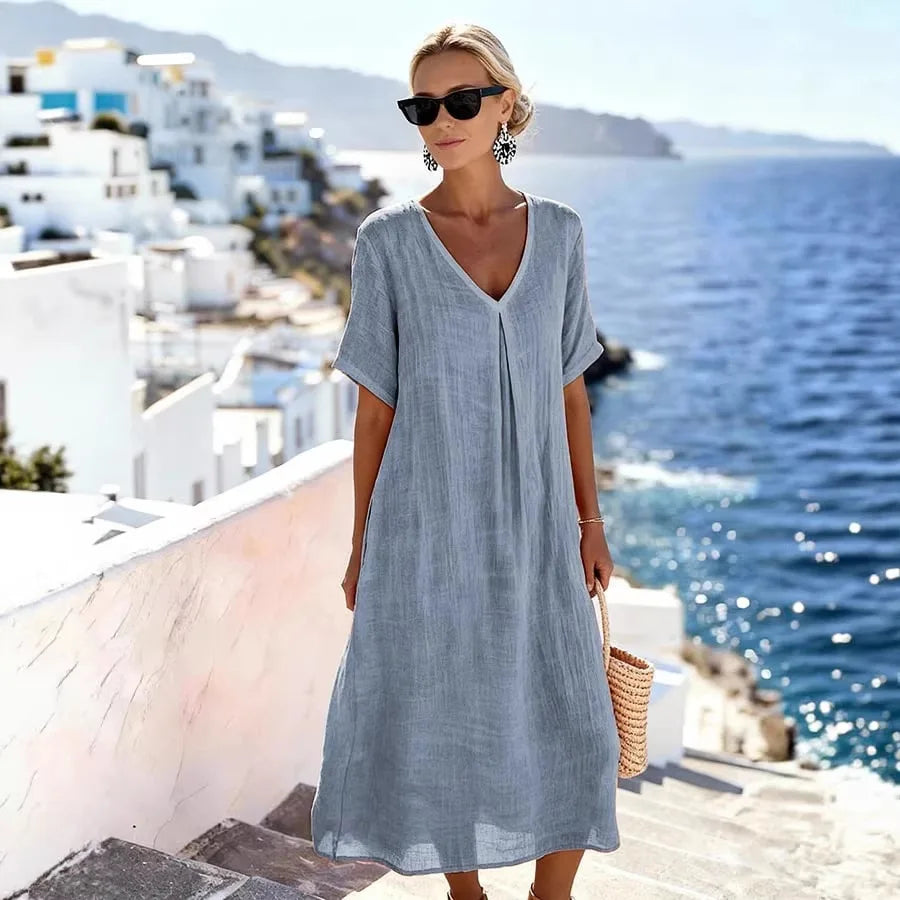 Wrenley™ | Lässiges, locker sitzendes Maxikleid
