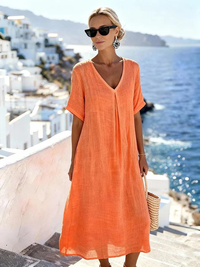 Wrenley™ | Lässiges, locker sitzendes Maxikleid