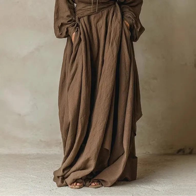 Suzette – Maxikleid mit Kapuze