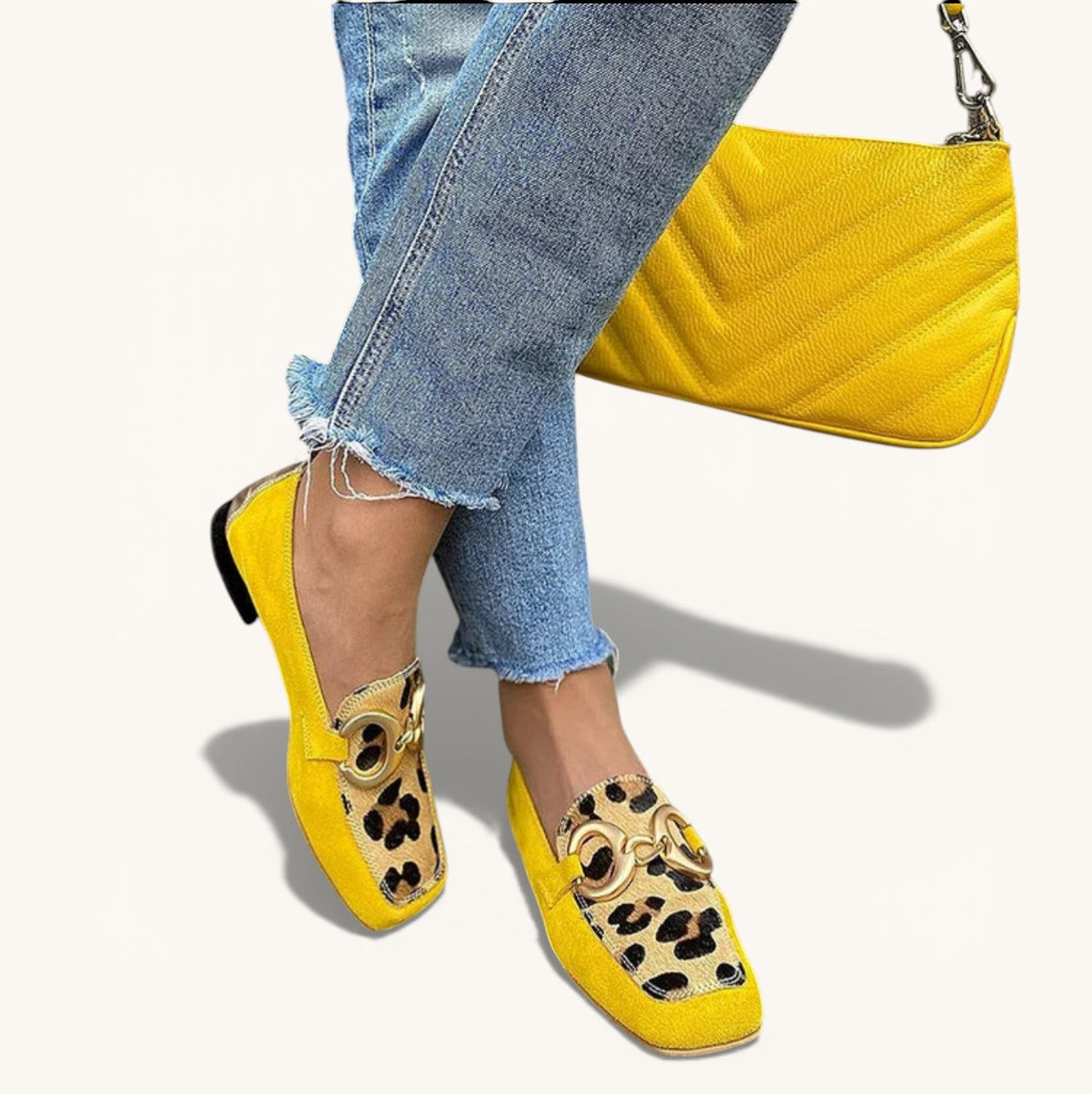 STELLE - Loafer mit Tierprint