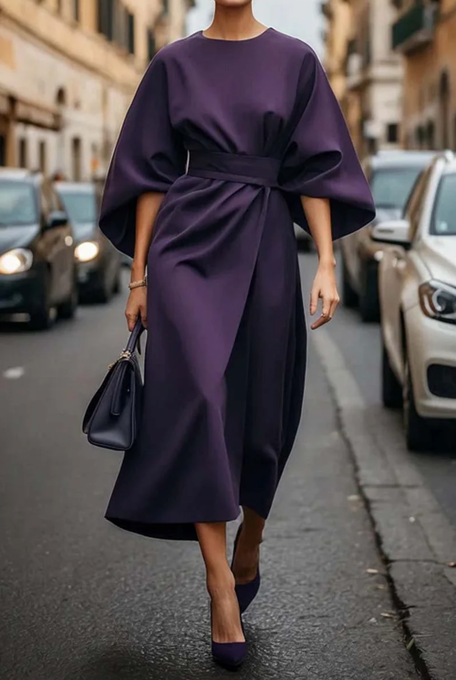 Keira - Kleid mit Weiten Ärmeln