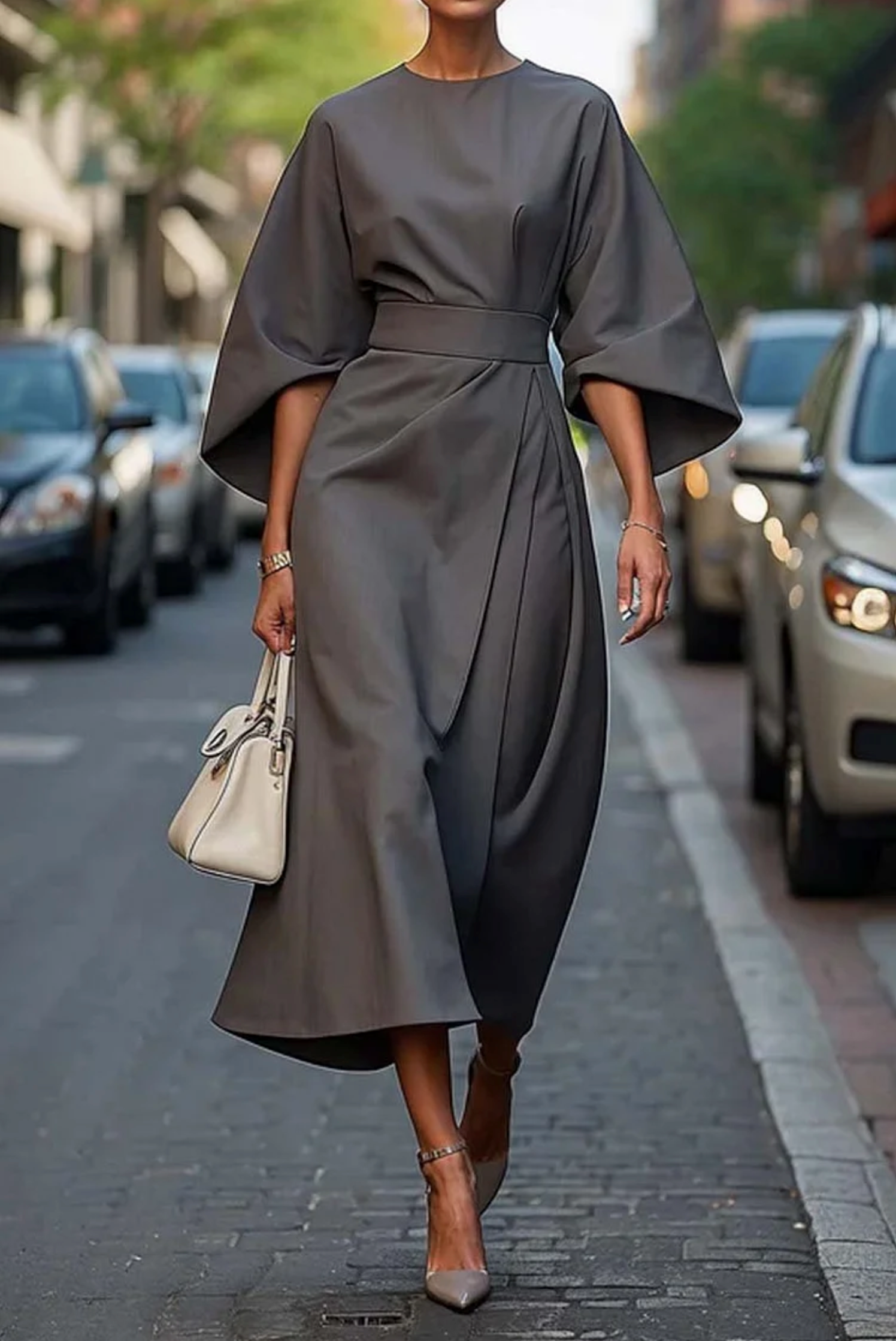 Keira - Kleid mit Weiten Ärmeln