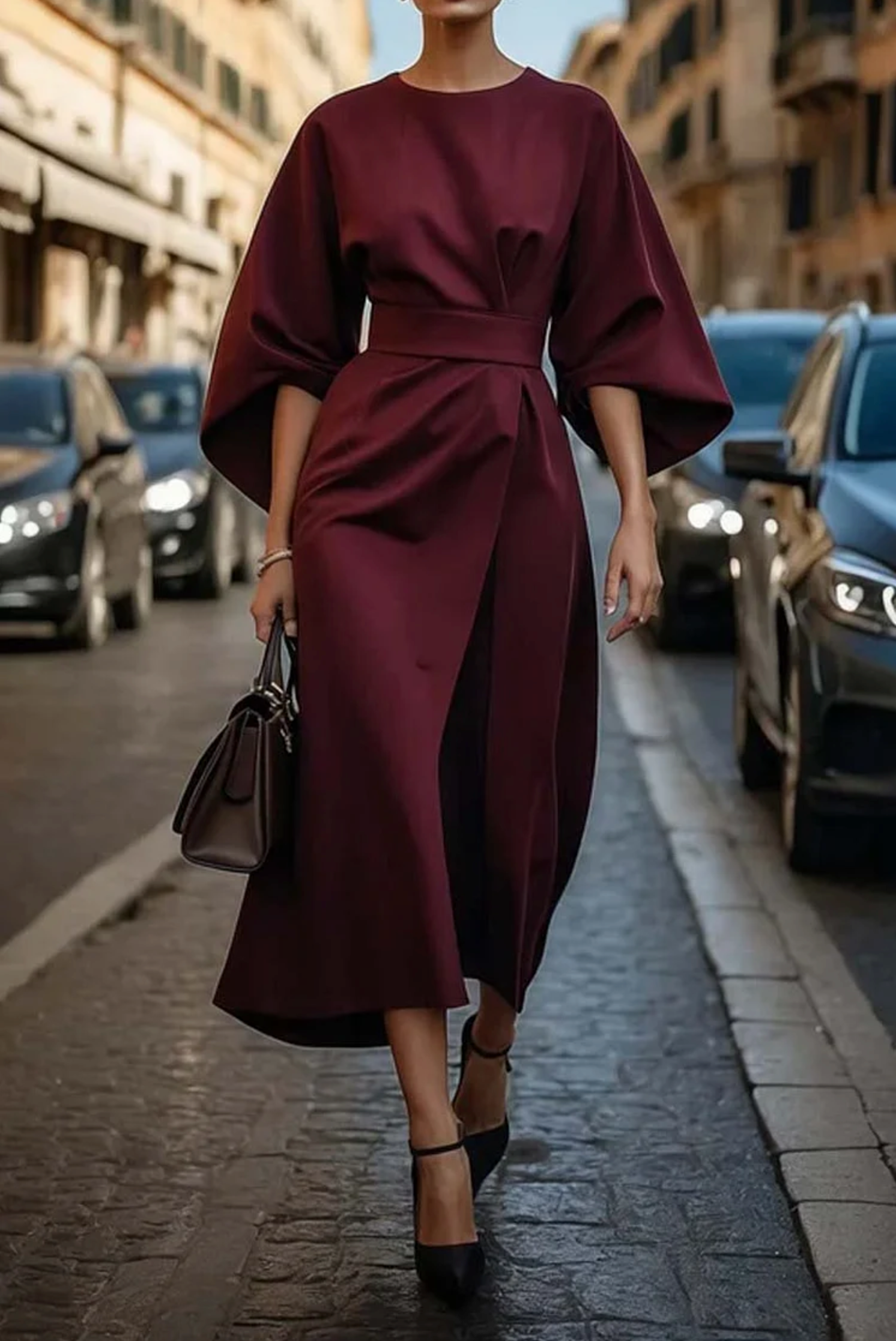 Keira - Kleid mit Weiten Ärmeln