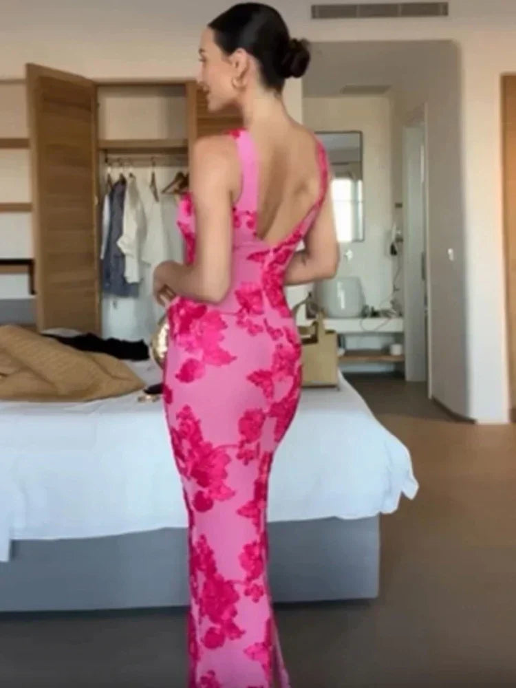 Malcah™ | Zeitloses geblümtes Abendkleid