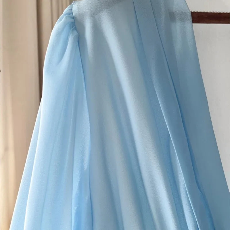 MORWENNA | LANGES KLEID MIT BLUMENMUSTER