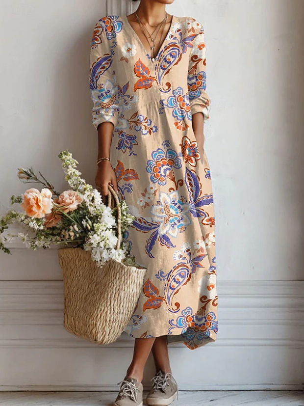 Reven™ | Langes Boho-Kleid