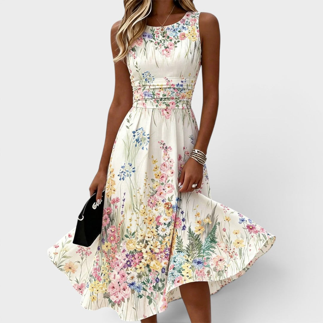 Isolde-May | Midikleid mit Spitzenbesatz
