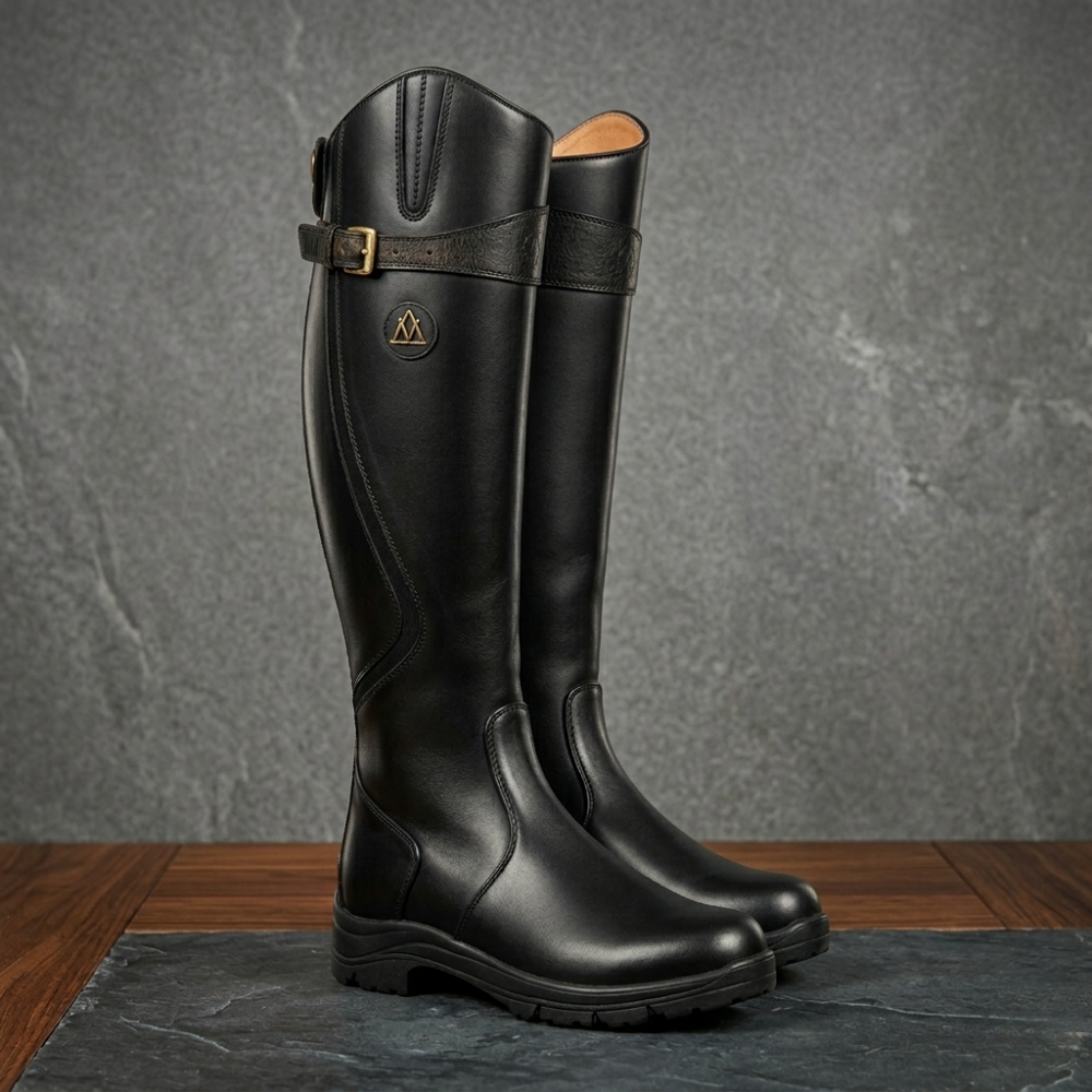 Karen | Wasserdichte Winter-Reitstiefel aus Leder