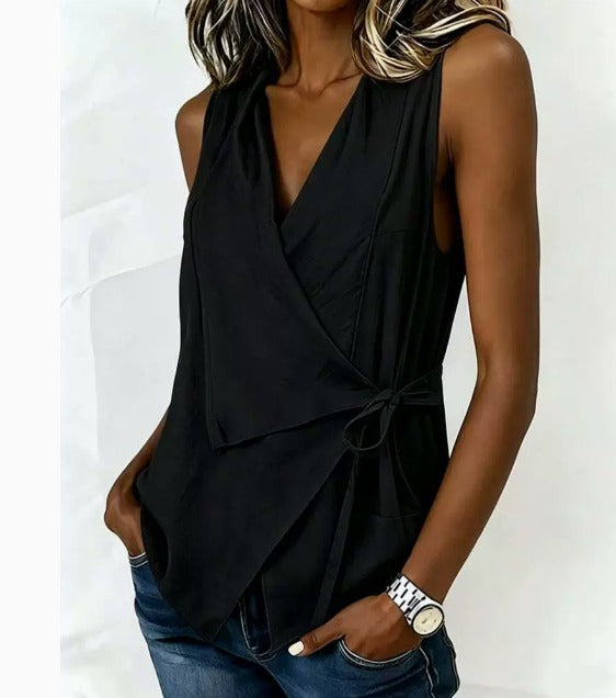 Loretta | Ärmellose Bluse