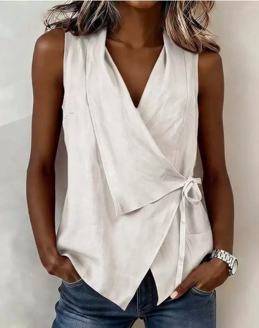 Loretta | Ärmellose Bluse
