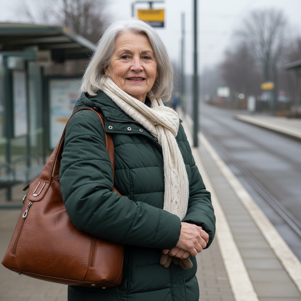 Emma – Retro-Schultertasche