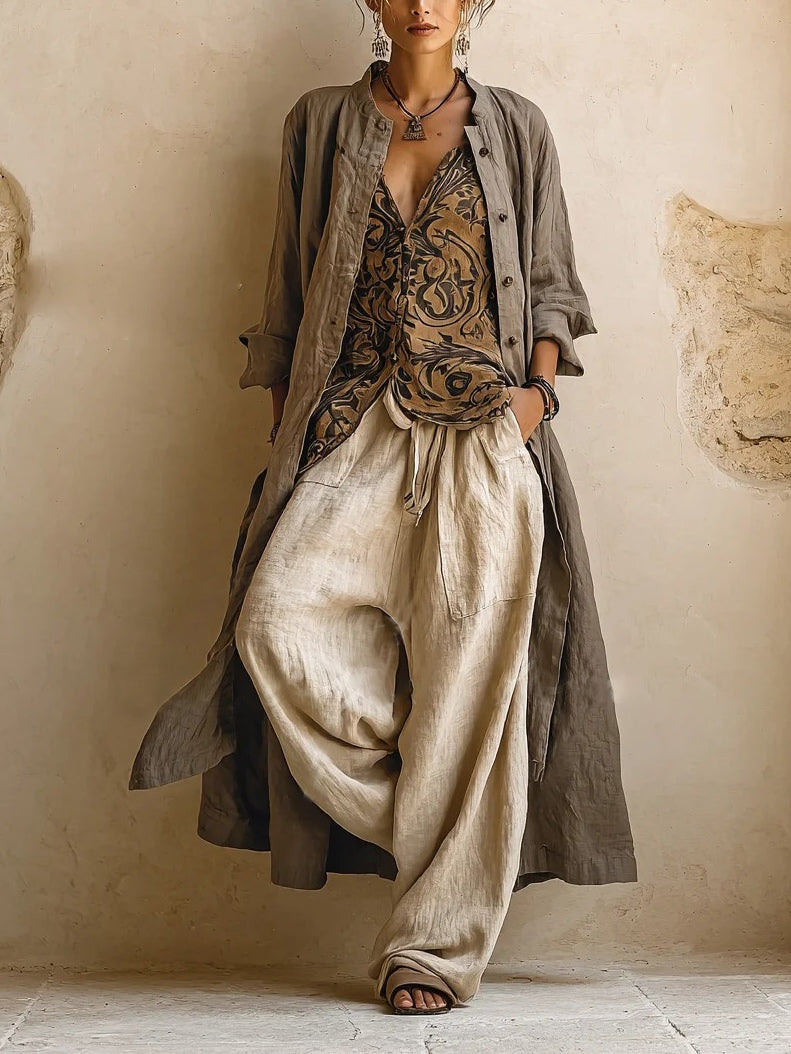 Giulia | Fließendes, mehrlagiges Outfit im Bohemian-Stil