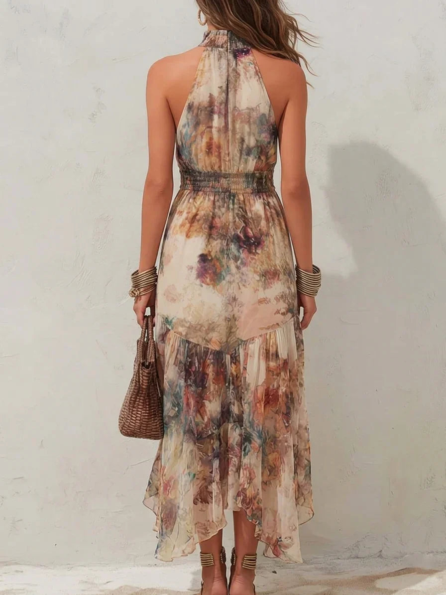 Chloe | Vintage Floral Midikleid