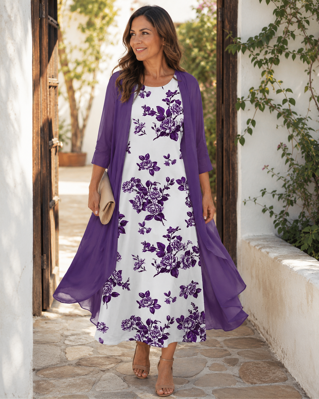 Vivienne | Kleid mit Überwurf