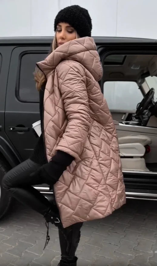 Anna – Gesteppte Winterjacke mit Kapuze
