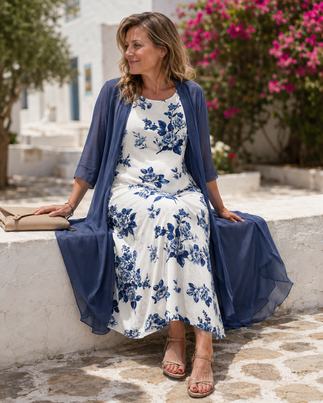 Vivienne | Kleid mit Überwurf