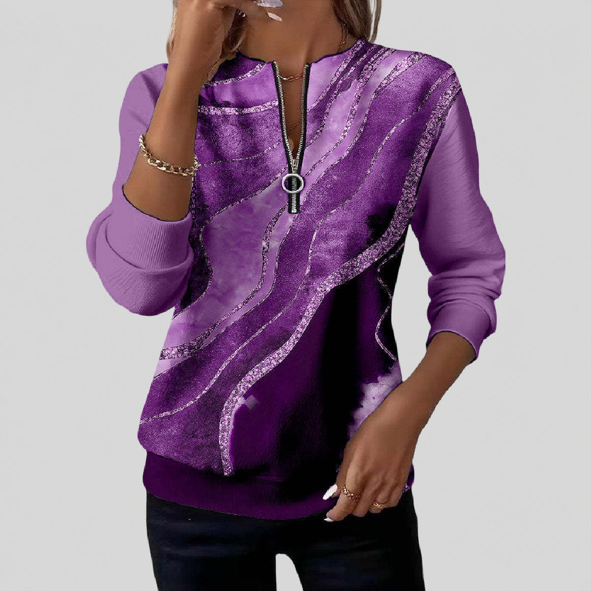 Nirvelle™ | Sweatshirt mit Vintage-Print