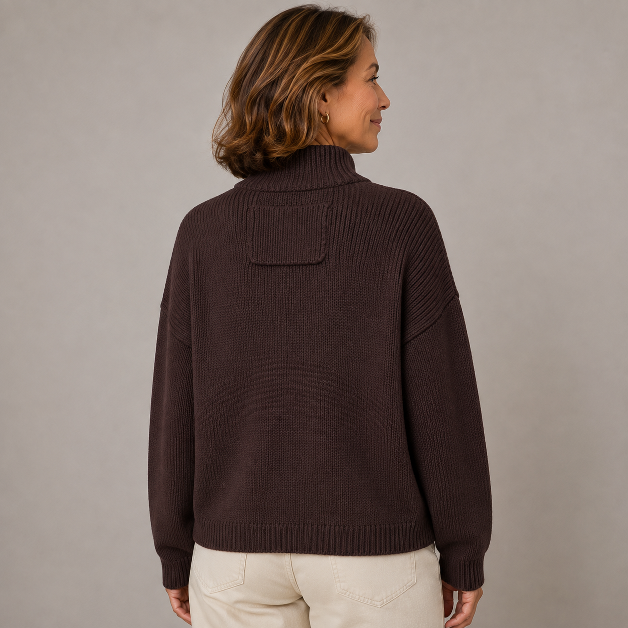 Augusta™ Cardigan mit Stehkragen und Knöpfen