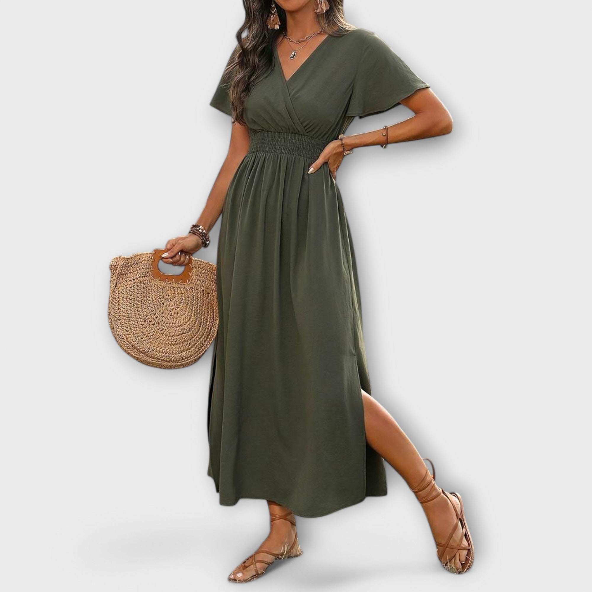 Lily™ | Elegantes Kleid mit Ärmeln
