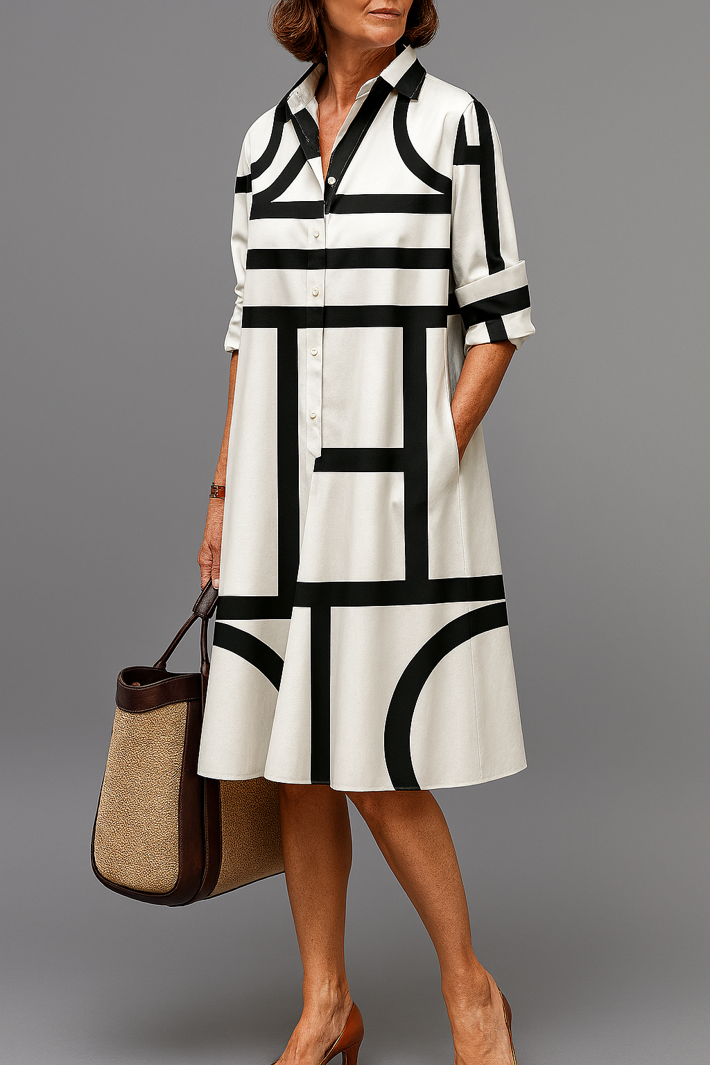 Annette | Stilvolles Midi-Kleid