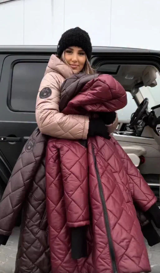 Anna – Gesteppte Winterjacke mit Kapuze