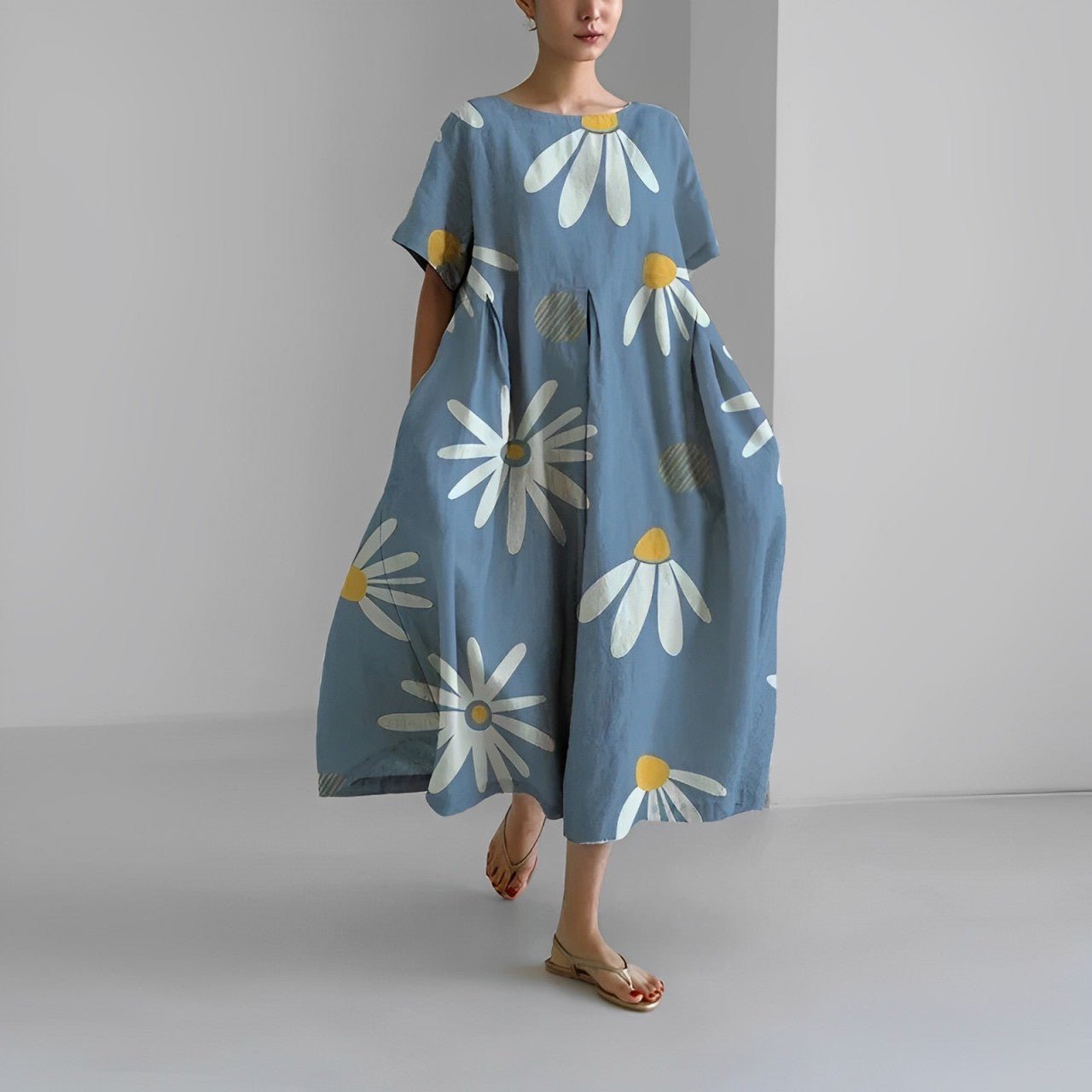 Claire™ – Bohemian Kleid mit Blumenprint