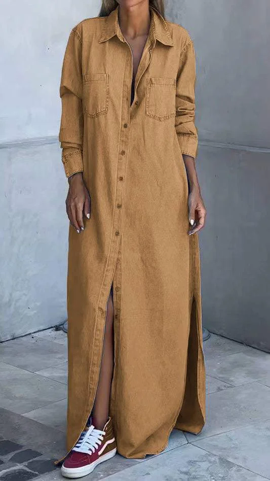 Delana - Lässiges Button-Down-Kleid