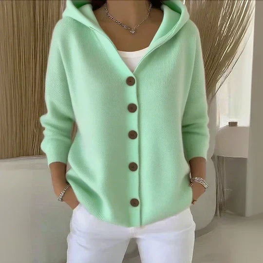 Rocío | Strickjacke mit Kapuze