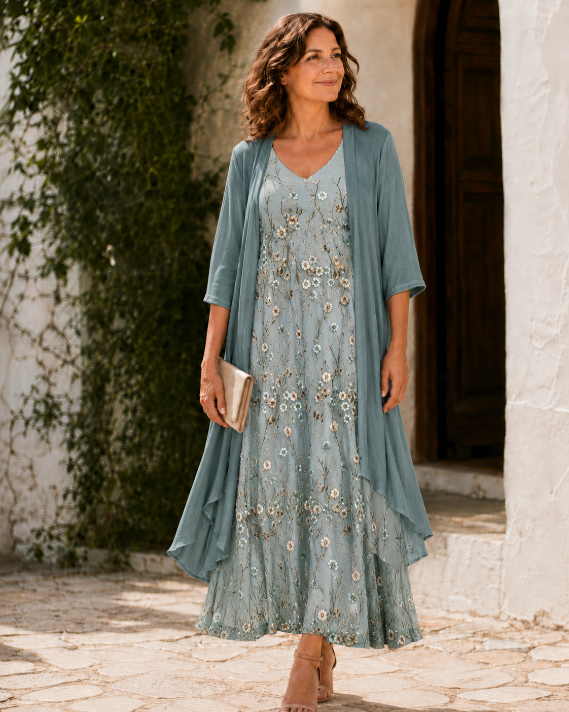 Juliet | Spitzenkleid mit Überwurf