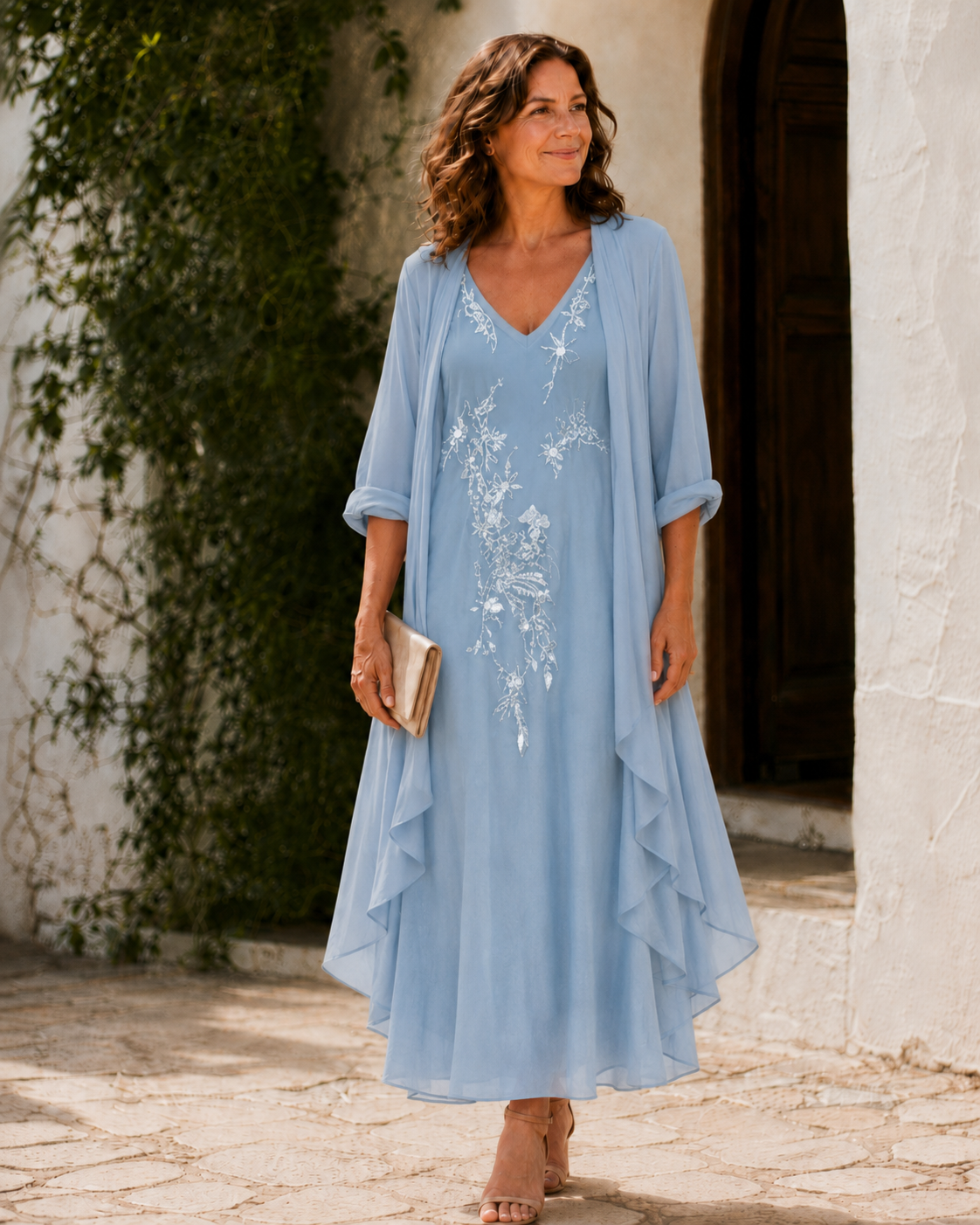 Juliet | Spitzenkleid mit Überwurf
