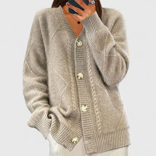 Solenyahh - Bequeme Strickjacke