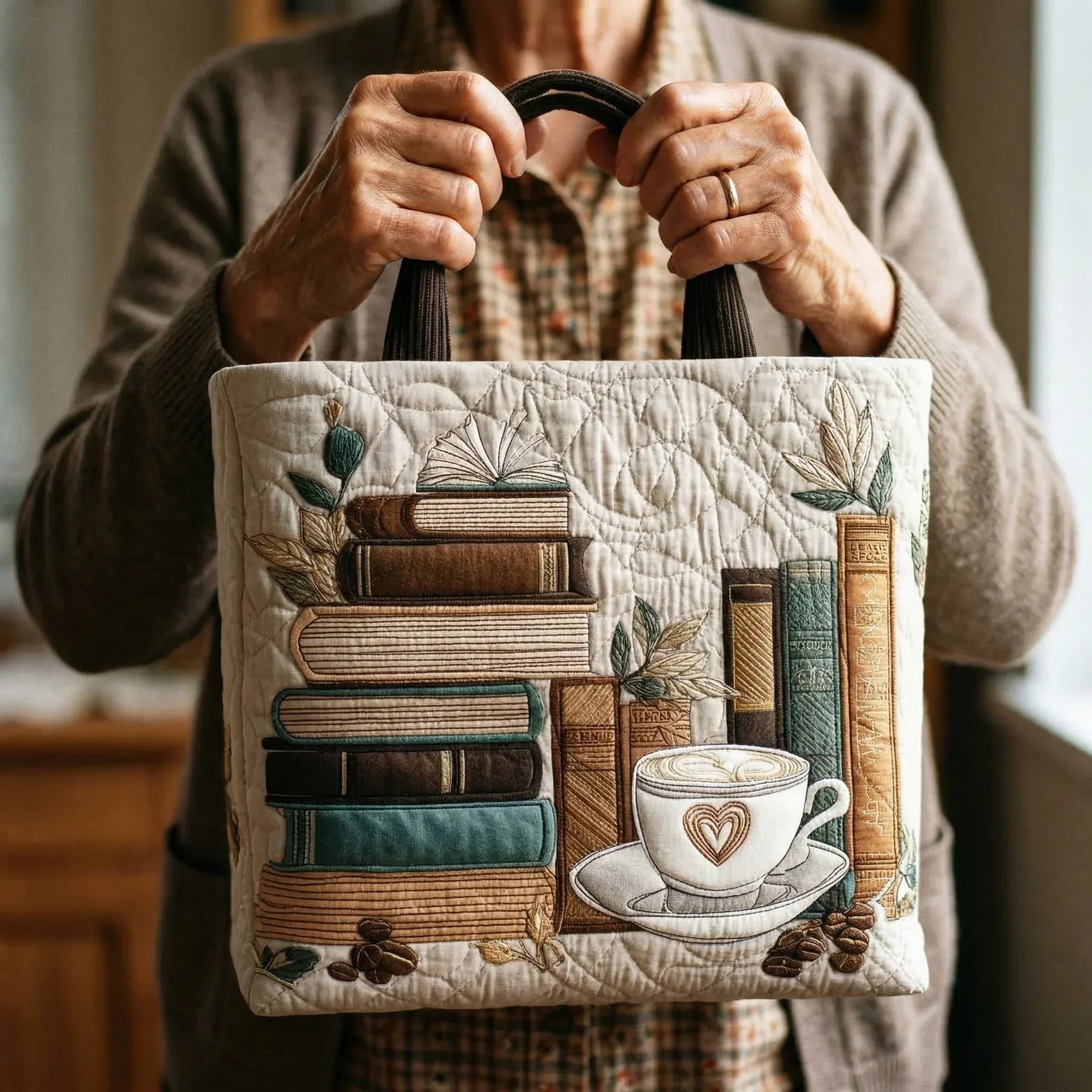 Handgefertigte Tasche - Kapitel Kaffee